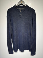 Versace Jeans Couture 90s Dark Blue Henley XL