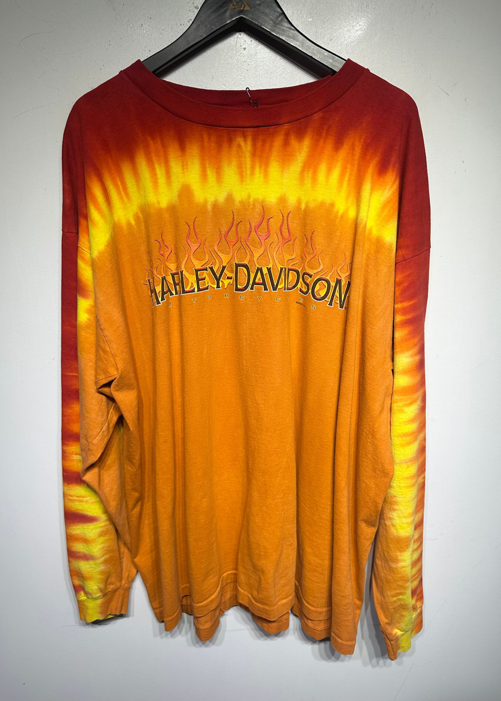 Harley LA Orange Red Dyed LS XXL