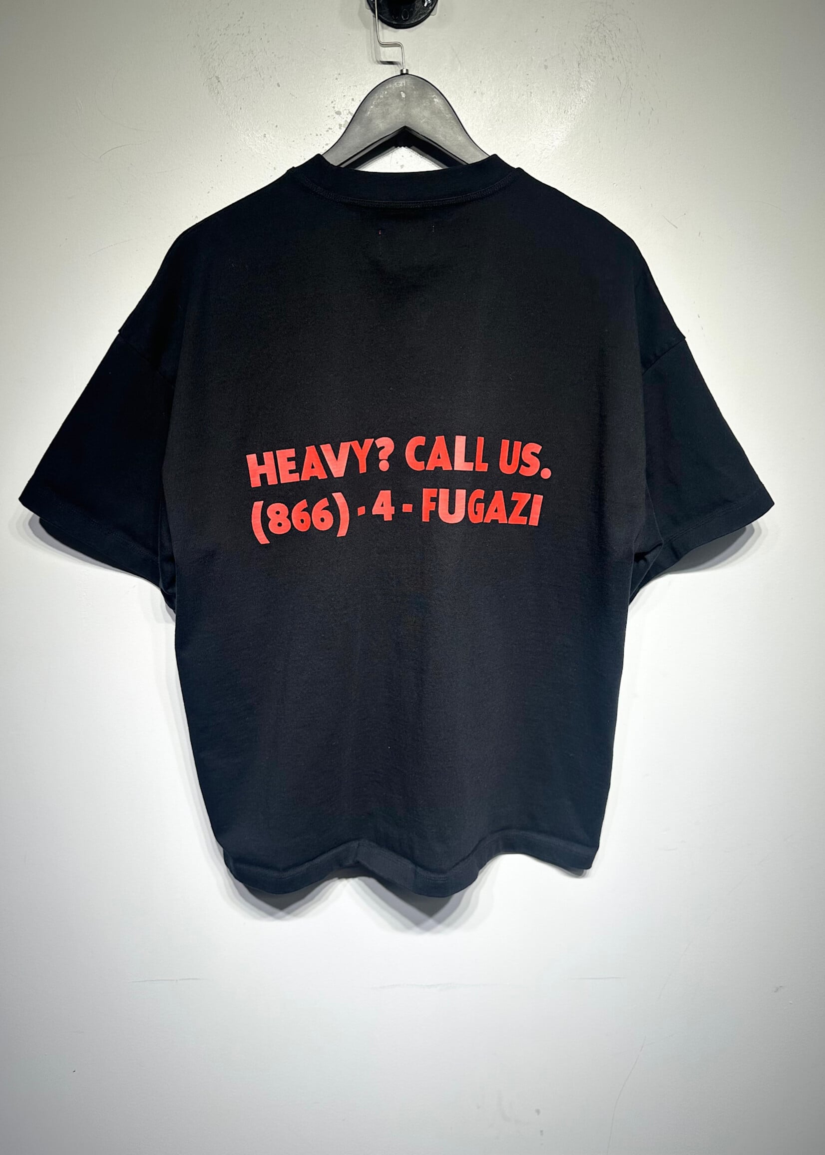 Fugazi Workwear Black Boxy Fit Tee L