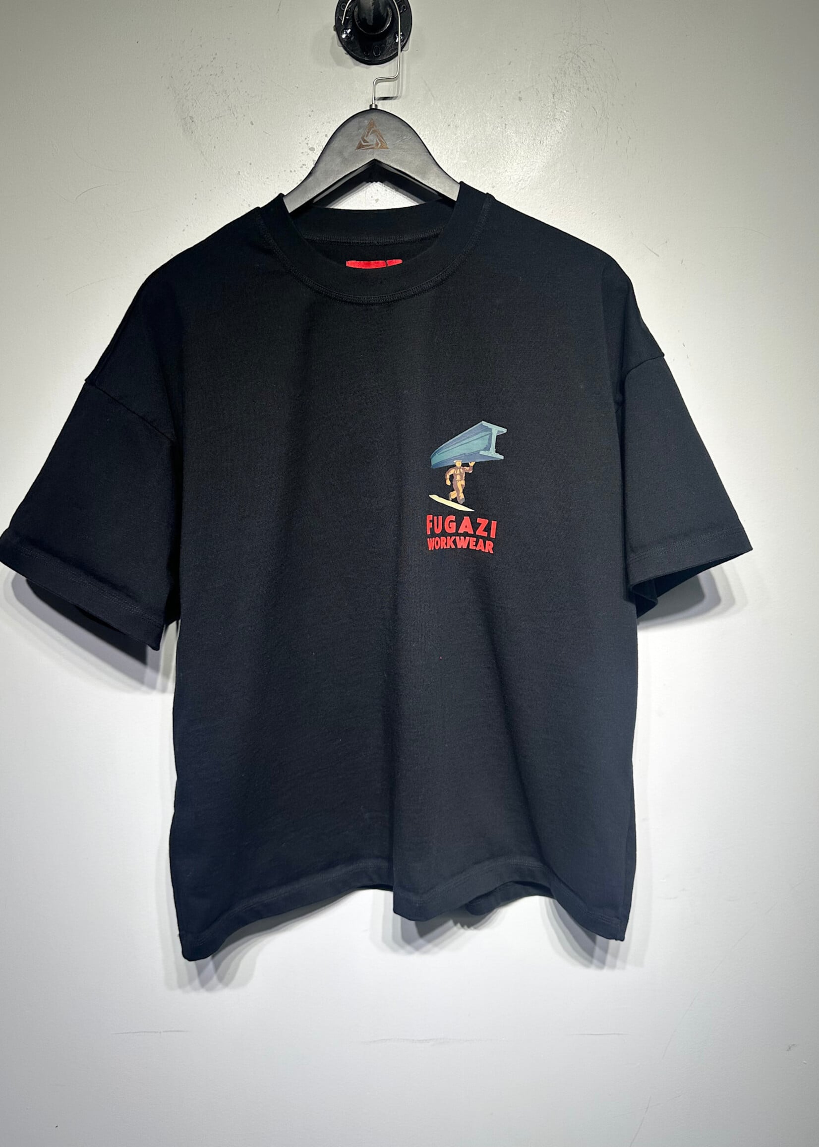 Fugazi Workwear Black Boxy Fit Tee L
