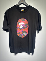 Bape Black Pink Camo Logo Tee 3XL