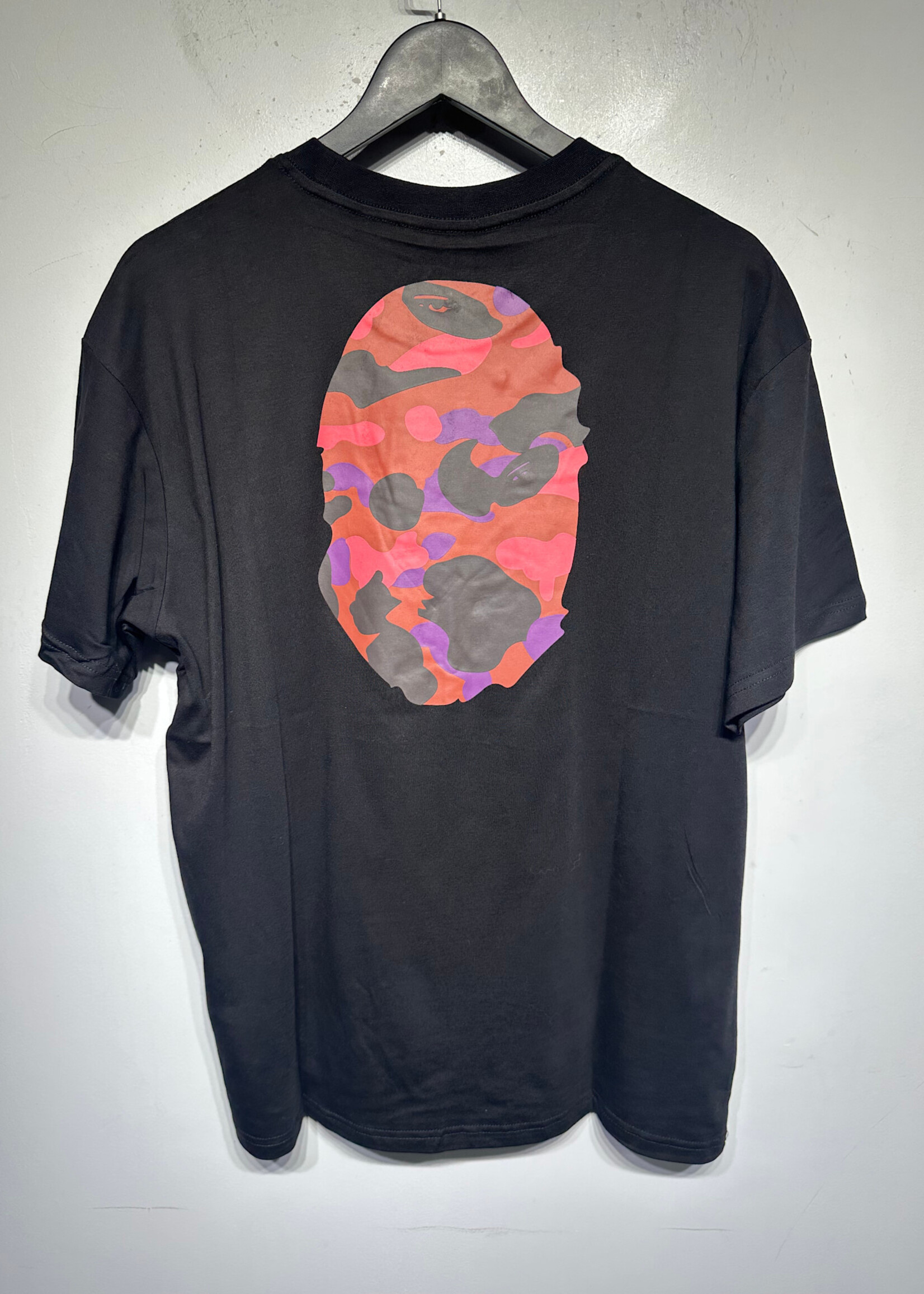 Bape Black Pink Camo Logo Tee 3XL