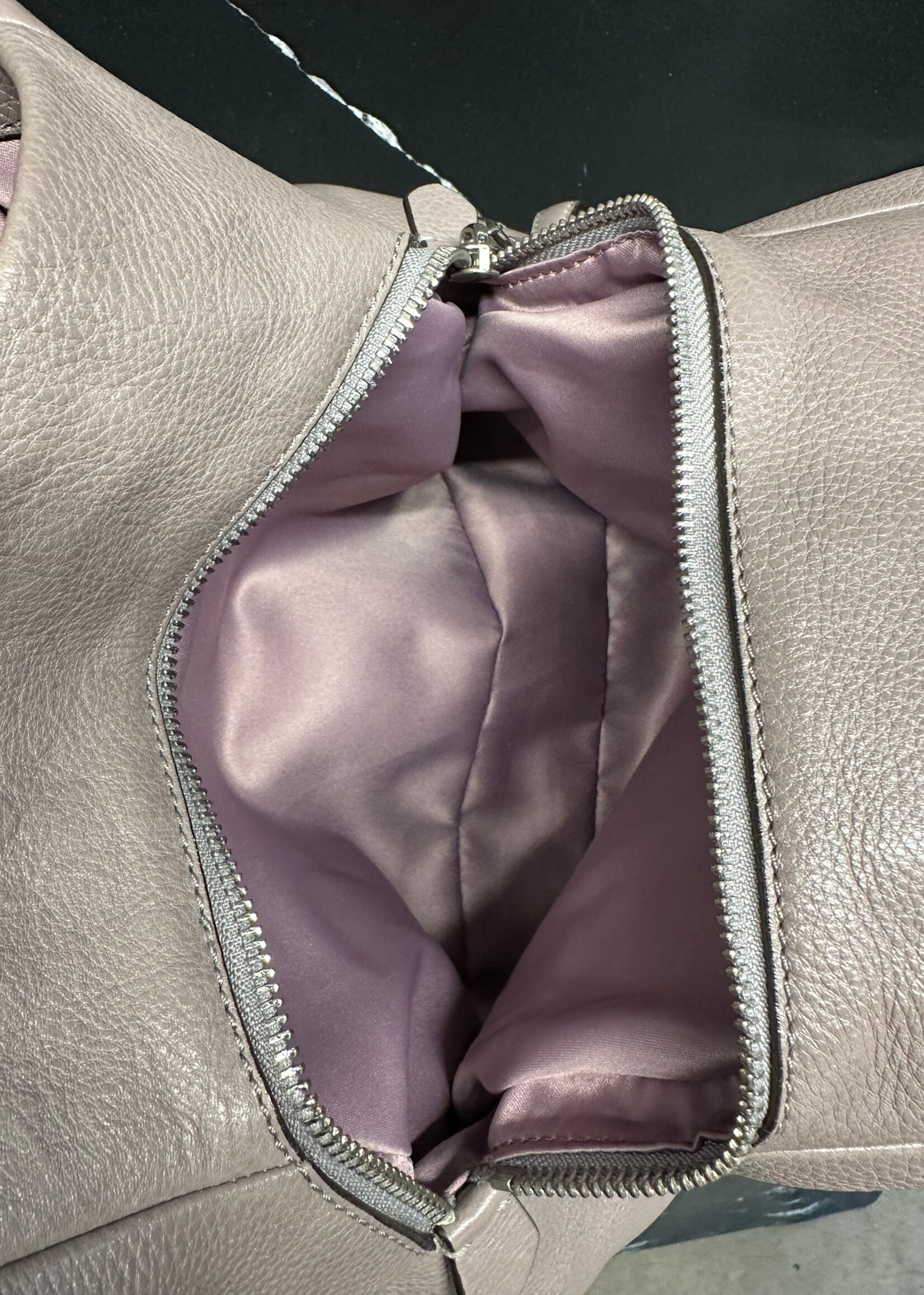 Coach Y2K Grey Leather Hobo