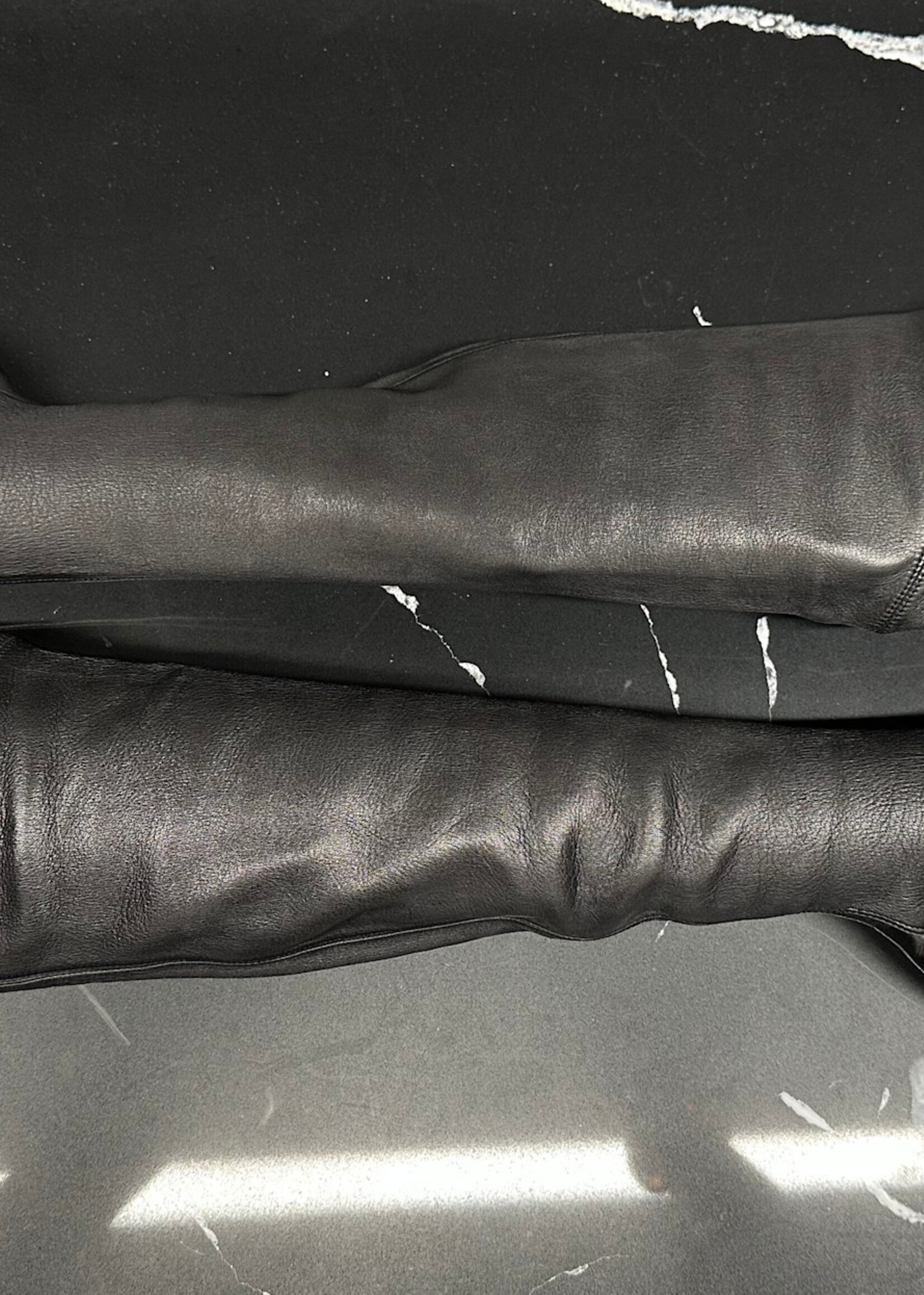 Gucci Y2K Black Over the Knee Logo Boots 8