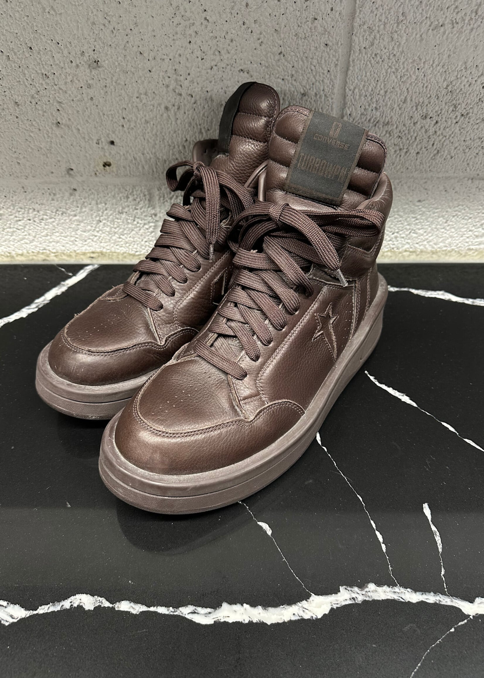 Rick Owens X Converse Turbowpn Brown Sneakers Masc 12