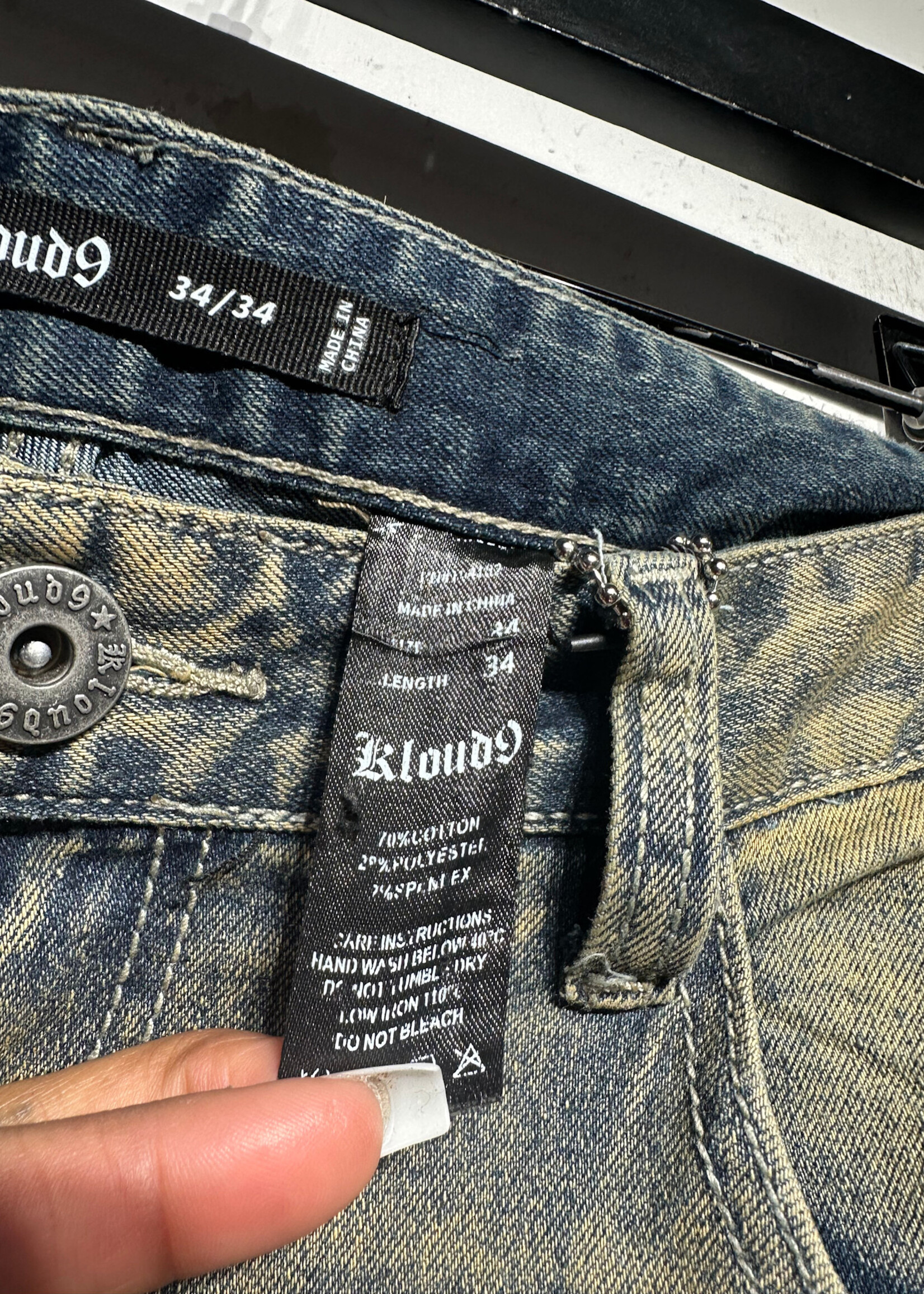 Kloud 9 NWT Embellished Jeans Masc 34