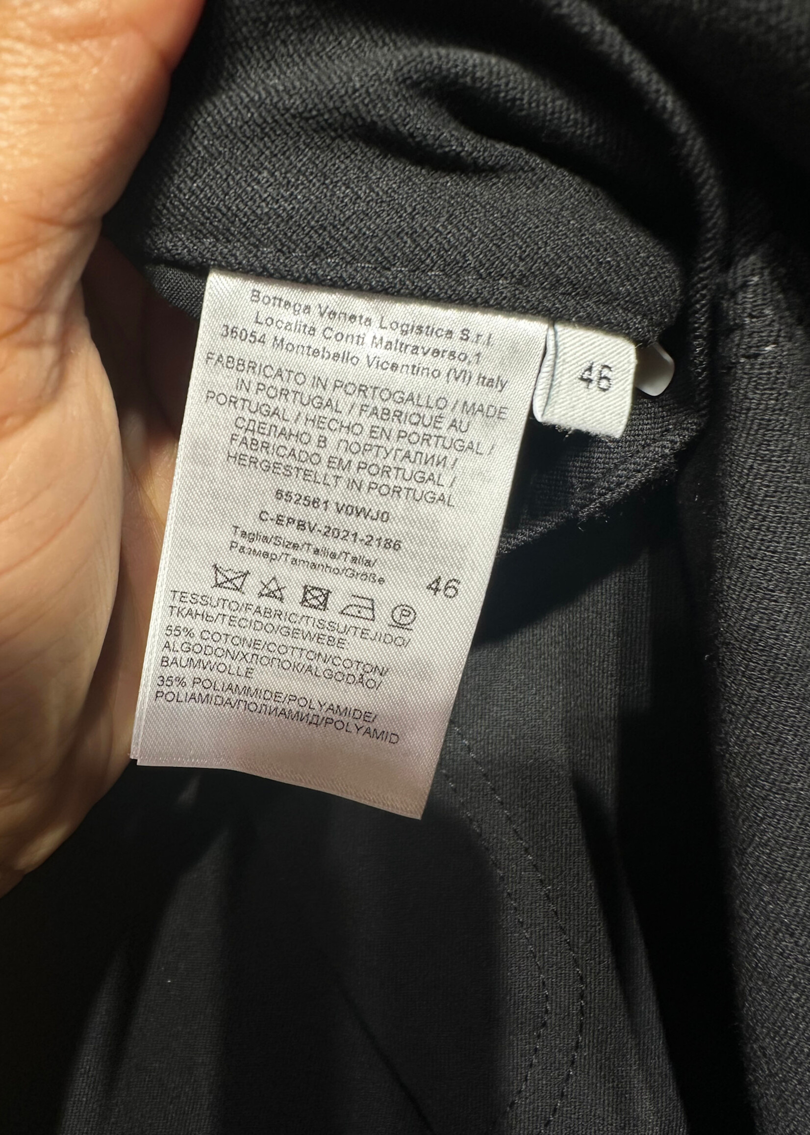 Bottega Black Uniform Carpenter Pant Masc 32
