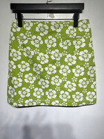 Holiday Green Smiley Print Skirt 29