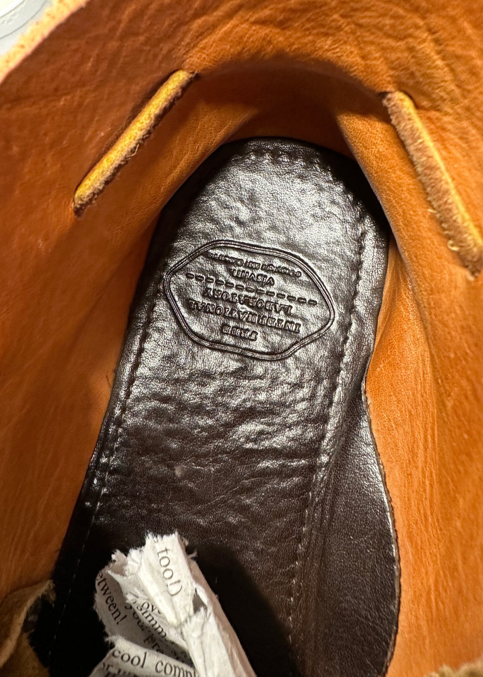 Visvim Brown Suede Crack Leather Sneakers Masc 7