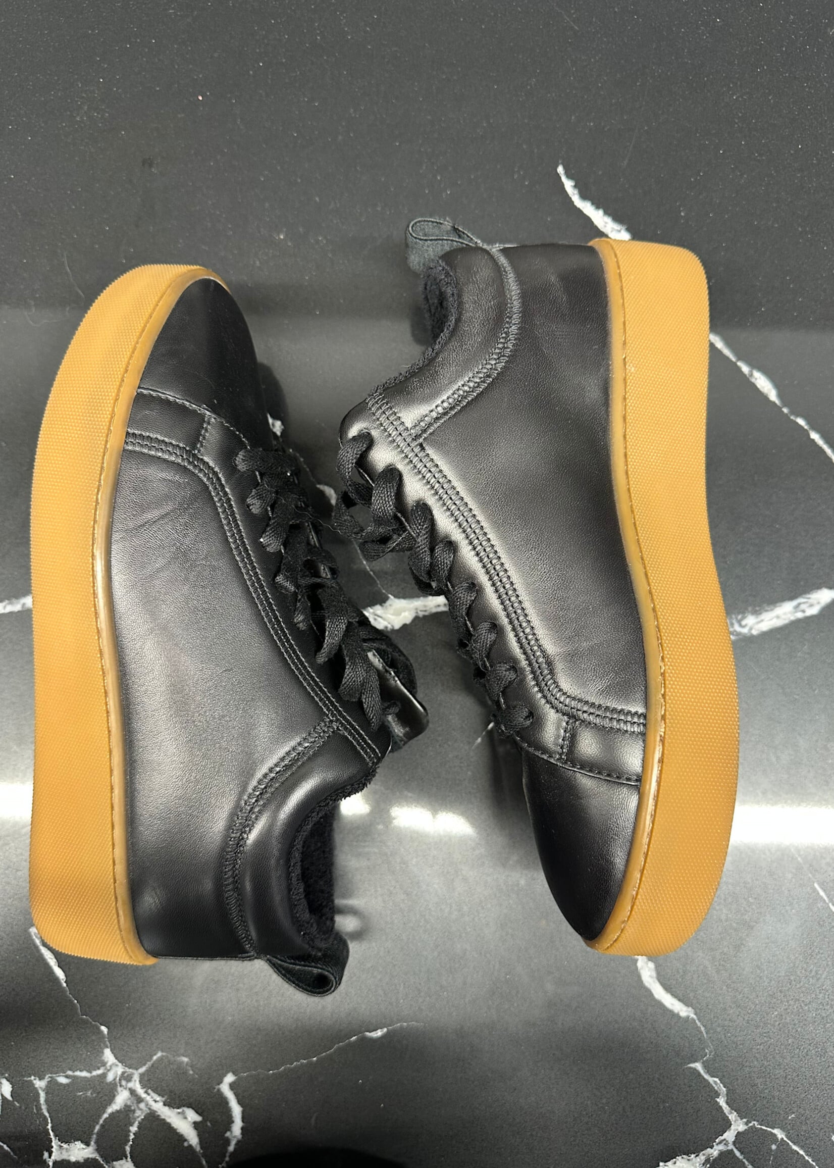 Bottega Black Gum Sole Sneaker 39.5/8.5
