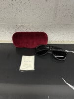 Gucci Black Made In Japan Aviators W/ Case