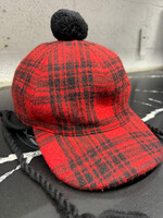 Gucci Red Ear Flap Plaid Hat