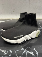 Balenciaga Black White Sock Sneakers 5 Fem