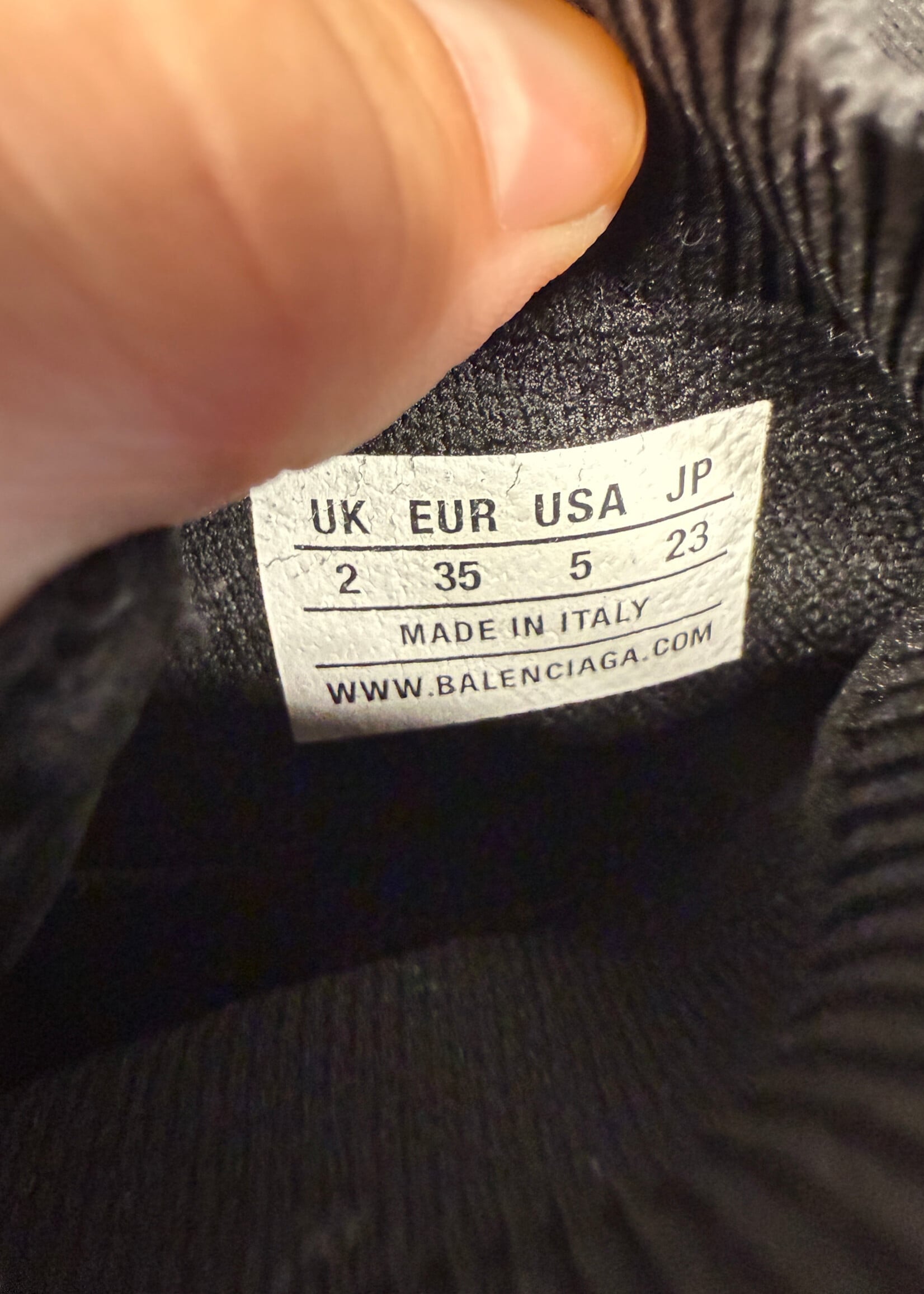 Balenciaga Black White Sock Sneakers 5 Fem