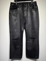 RTA Black Wax Coated Jeans Masc 36
