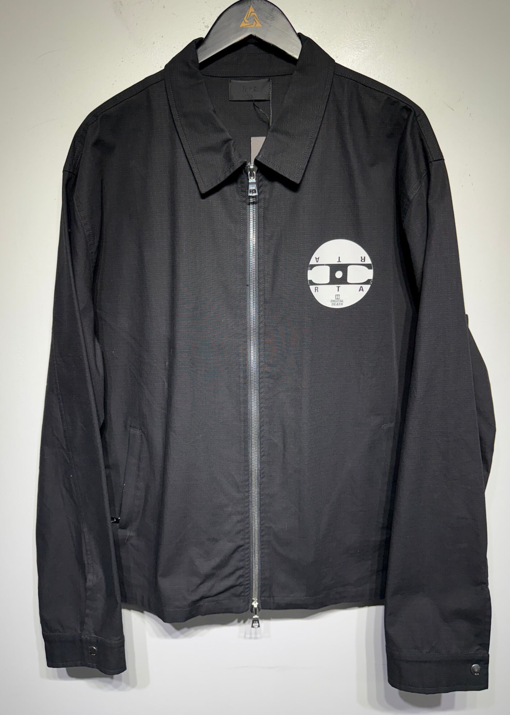 RTA Digital Death Black Zipup Jacket Masc XL
