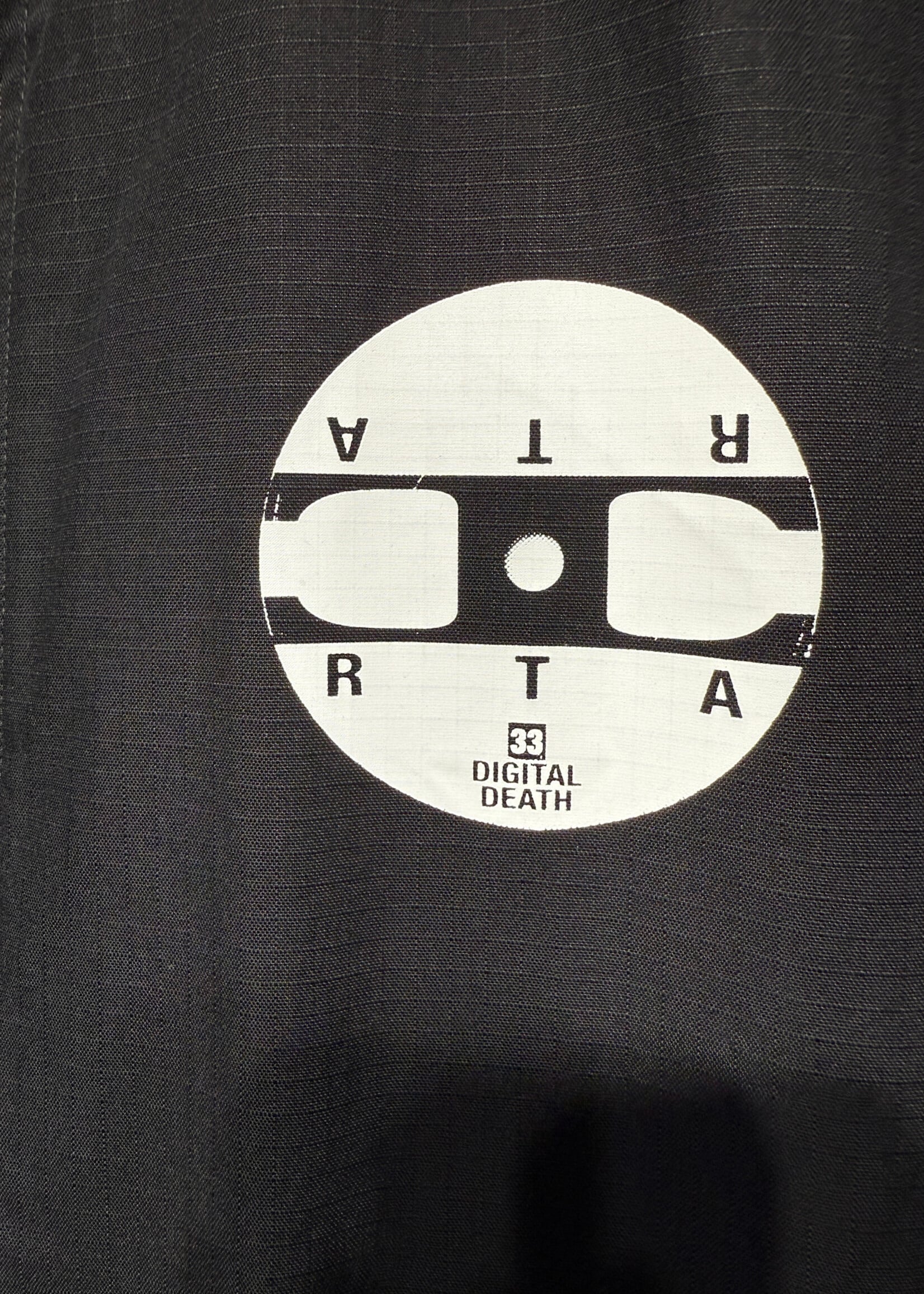 RTA Digital Death Black Zipup Jacket Masc XL