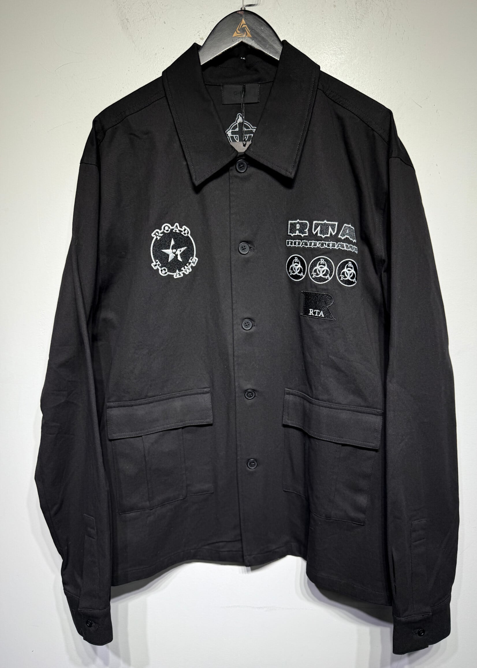 RTA Road To Awe Patch Button Up JKT Masc XL