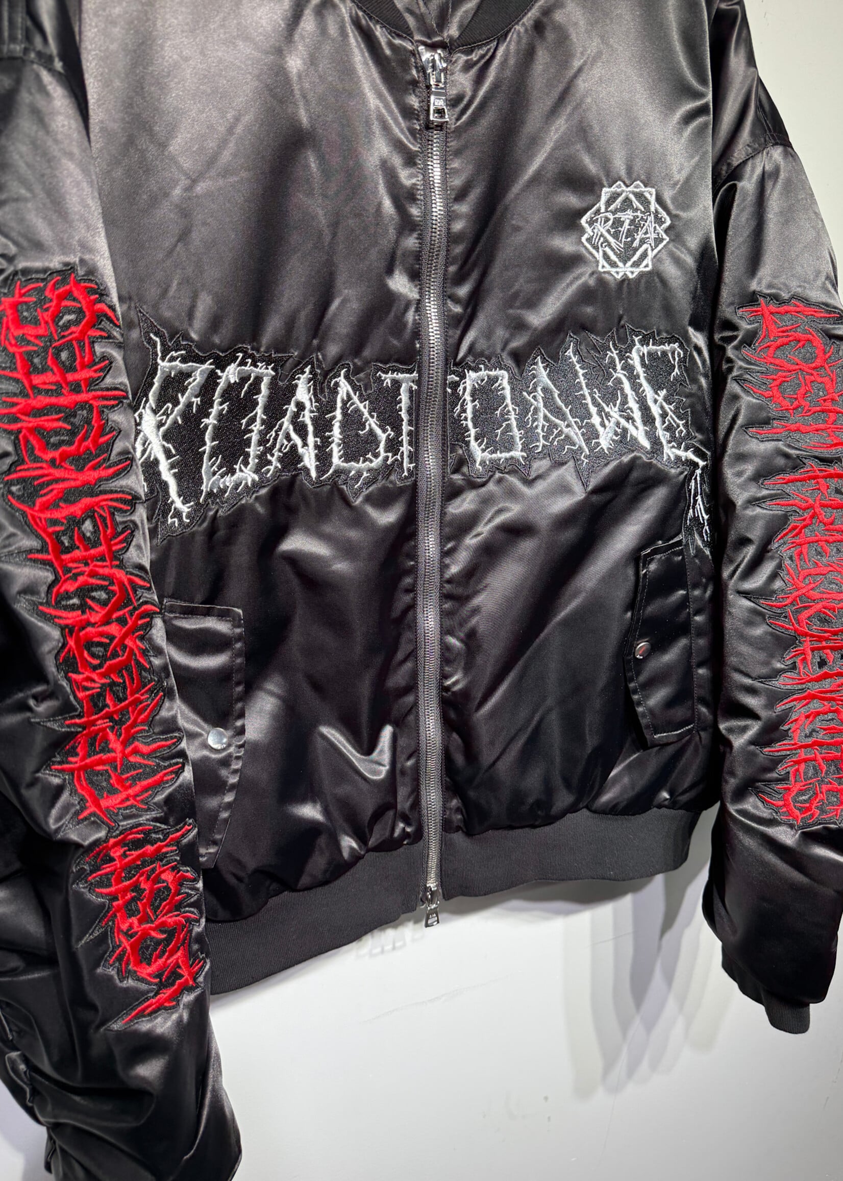RTA Black Bomber Jacket Masc XL