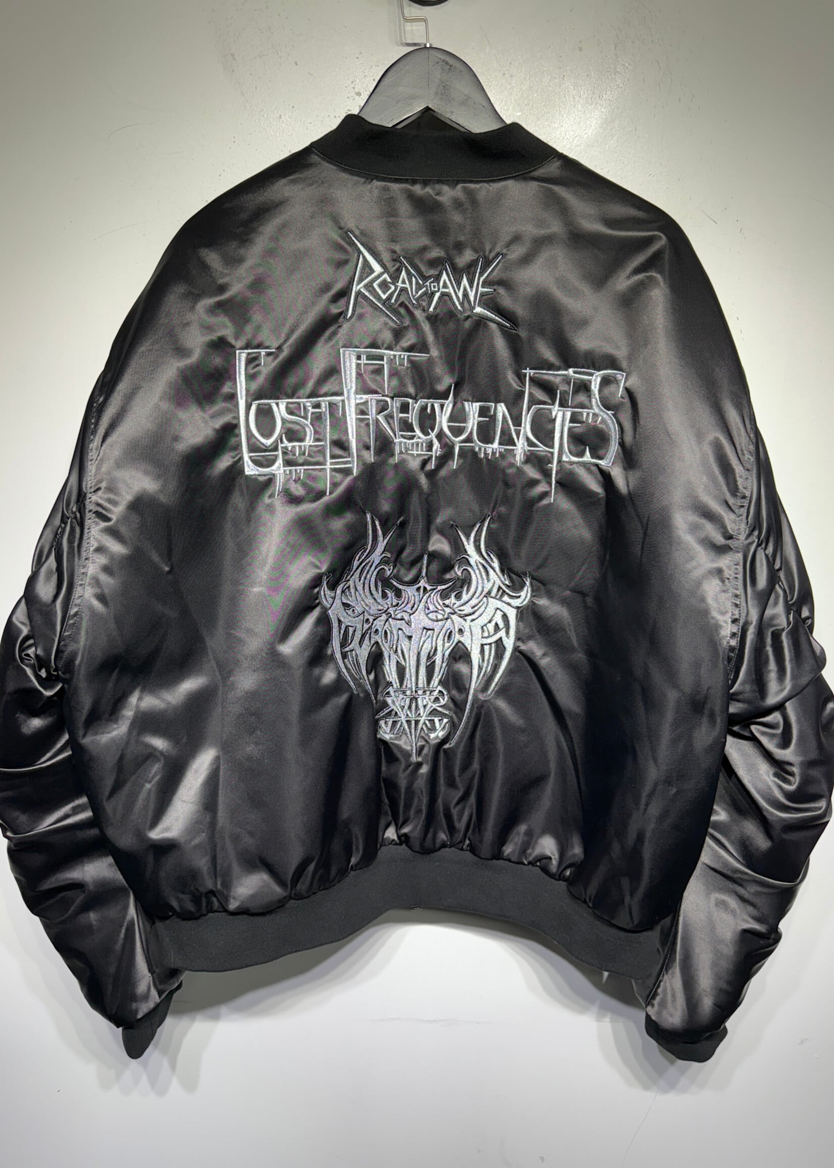 RTA Black Bomber Jacket Masc XL