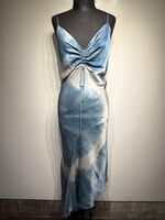 NWT All Saints Alexia Silk Blend Midi Dress 10