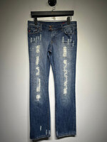 7 For All Mankind Blue Flare Jeans w Bedazzled  Fem 29