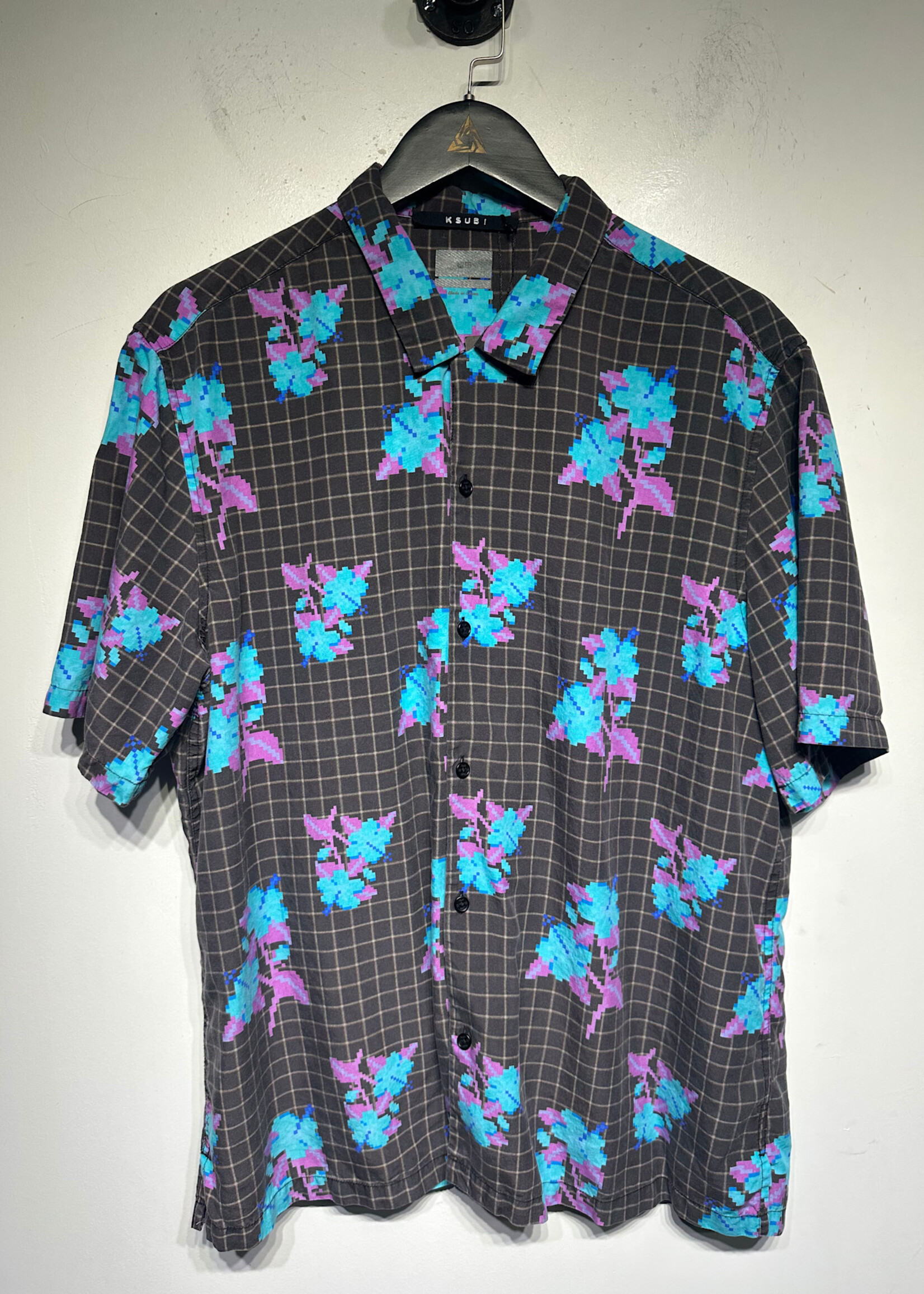Ksubi Pixelated Grid B/U XL