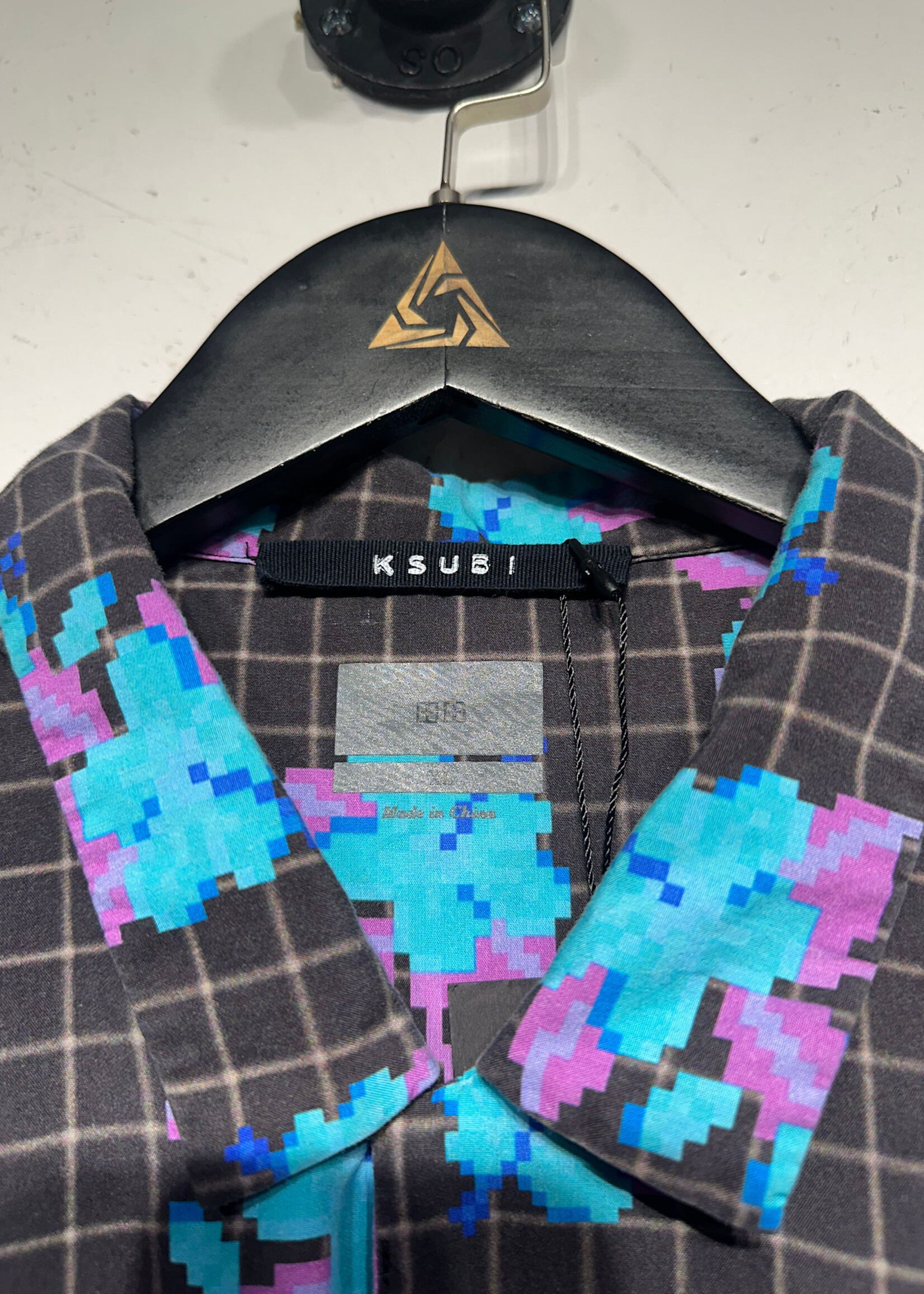 Ksubi Pixelated Grid B/U XL