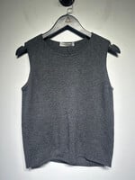 Brunello Cucinelli Grey Cashmere Tank L
