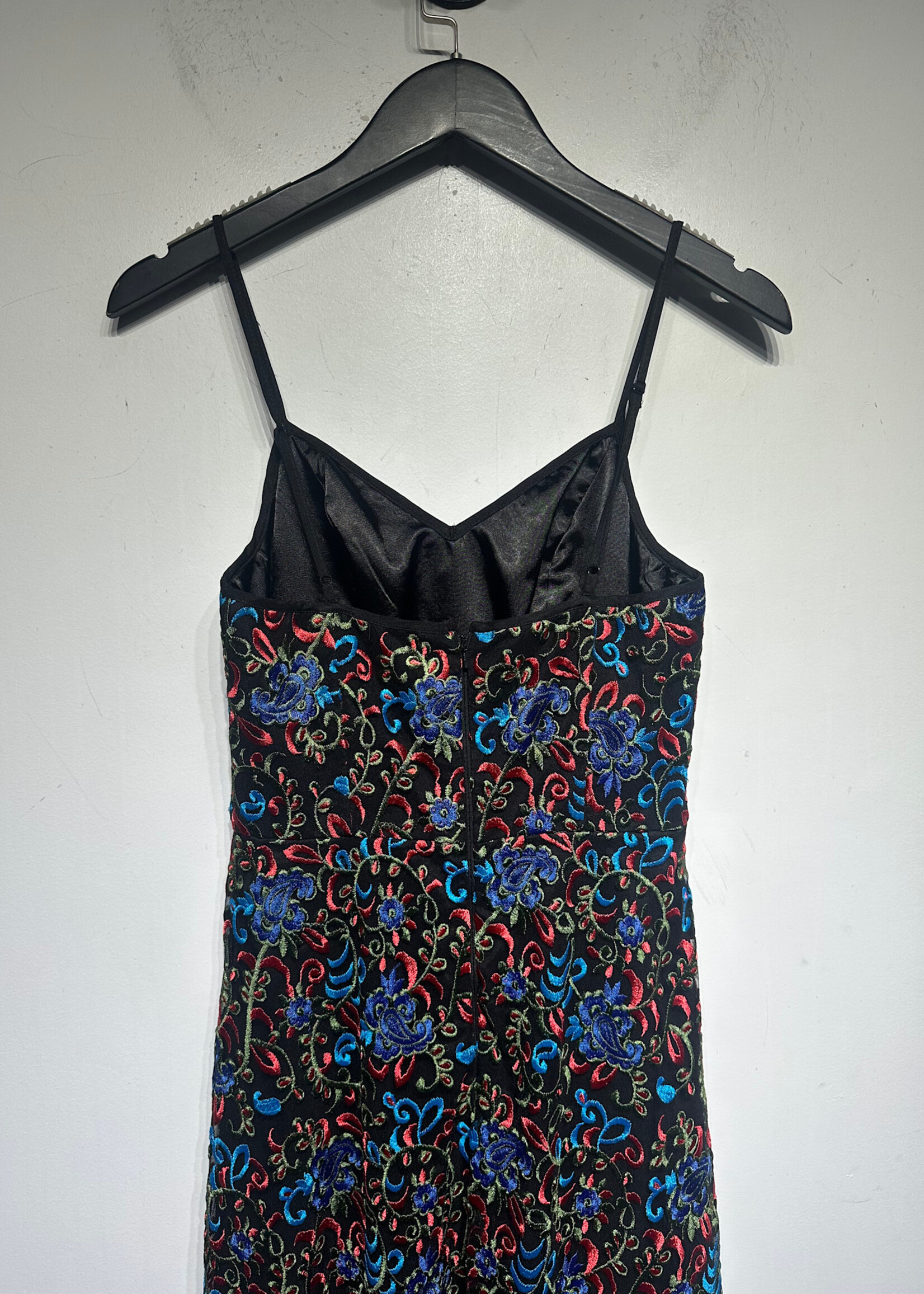 Monique Lhuillier x Anthropologie Embroidered Dress 2/XS