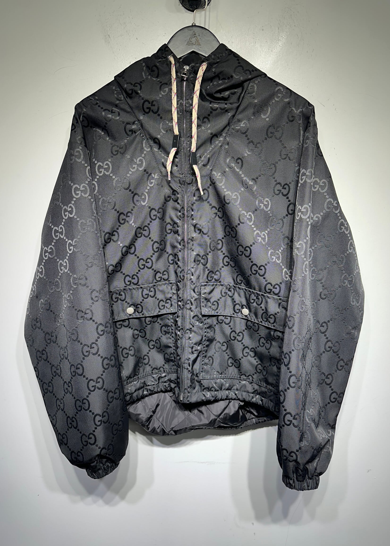 Gucci Black Monogram Off The Grid Jacket L/XL
