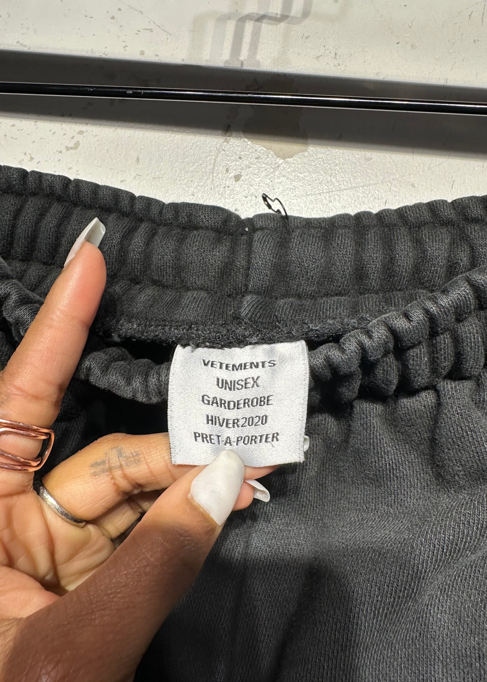 Vetements 2020 Black Sweatpants Masc 28
