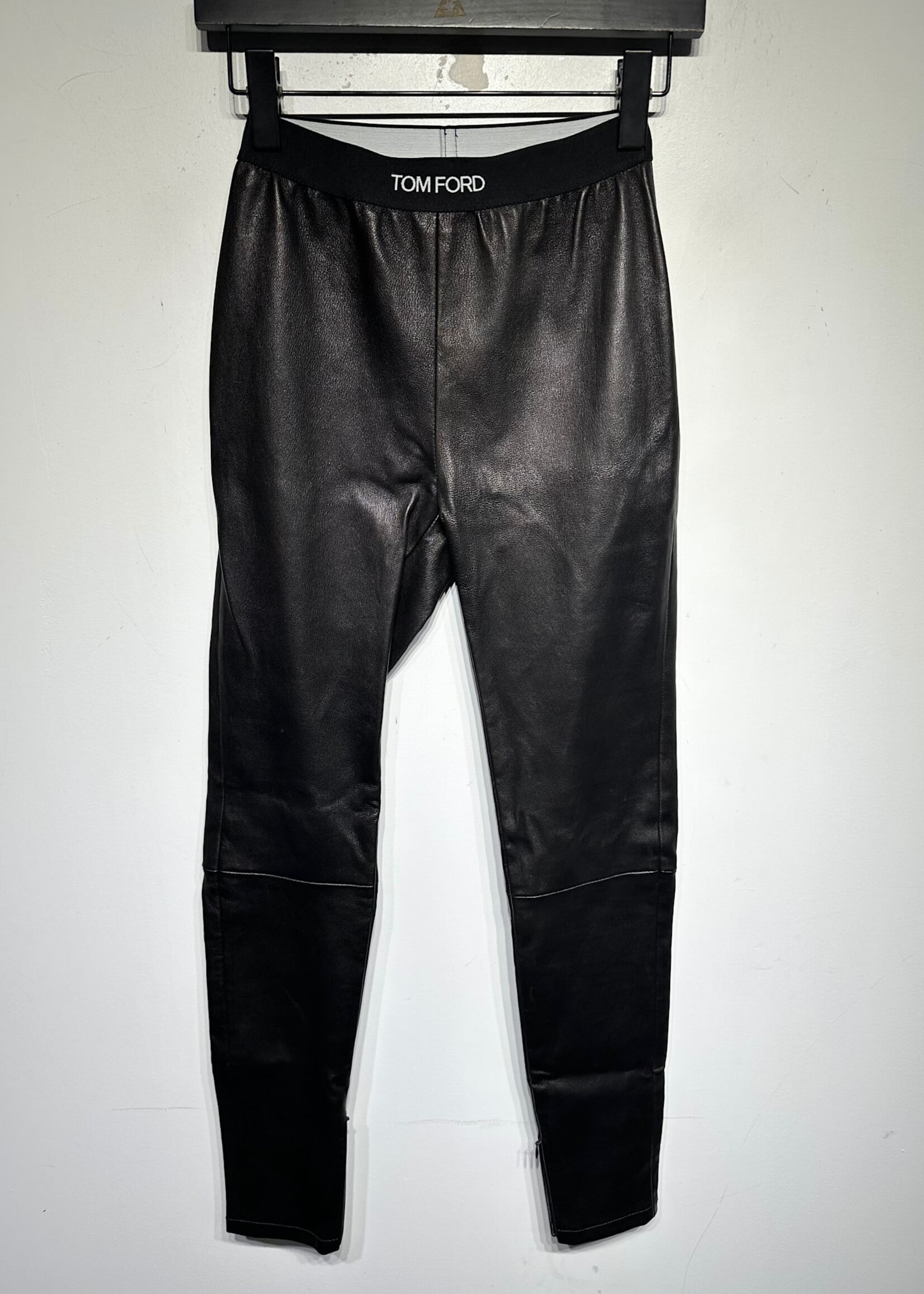 Tom Ford Leather signature Leggings Fem 24 AS IS