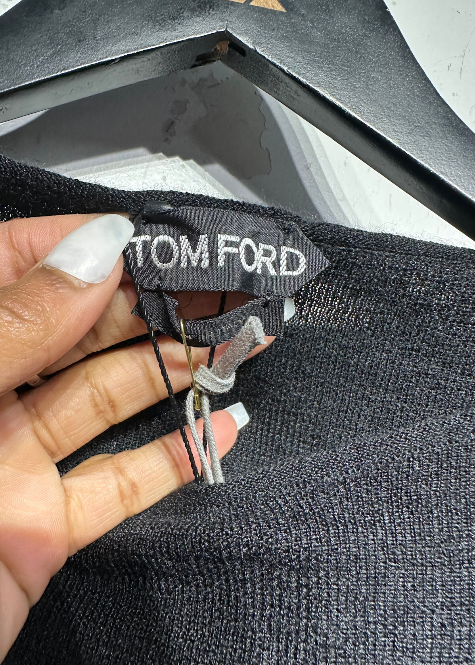 Tom Ford Black Cashmere LS Fem XS