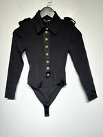 Tom Ford Unitard w Gold Buttons Fem XS