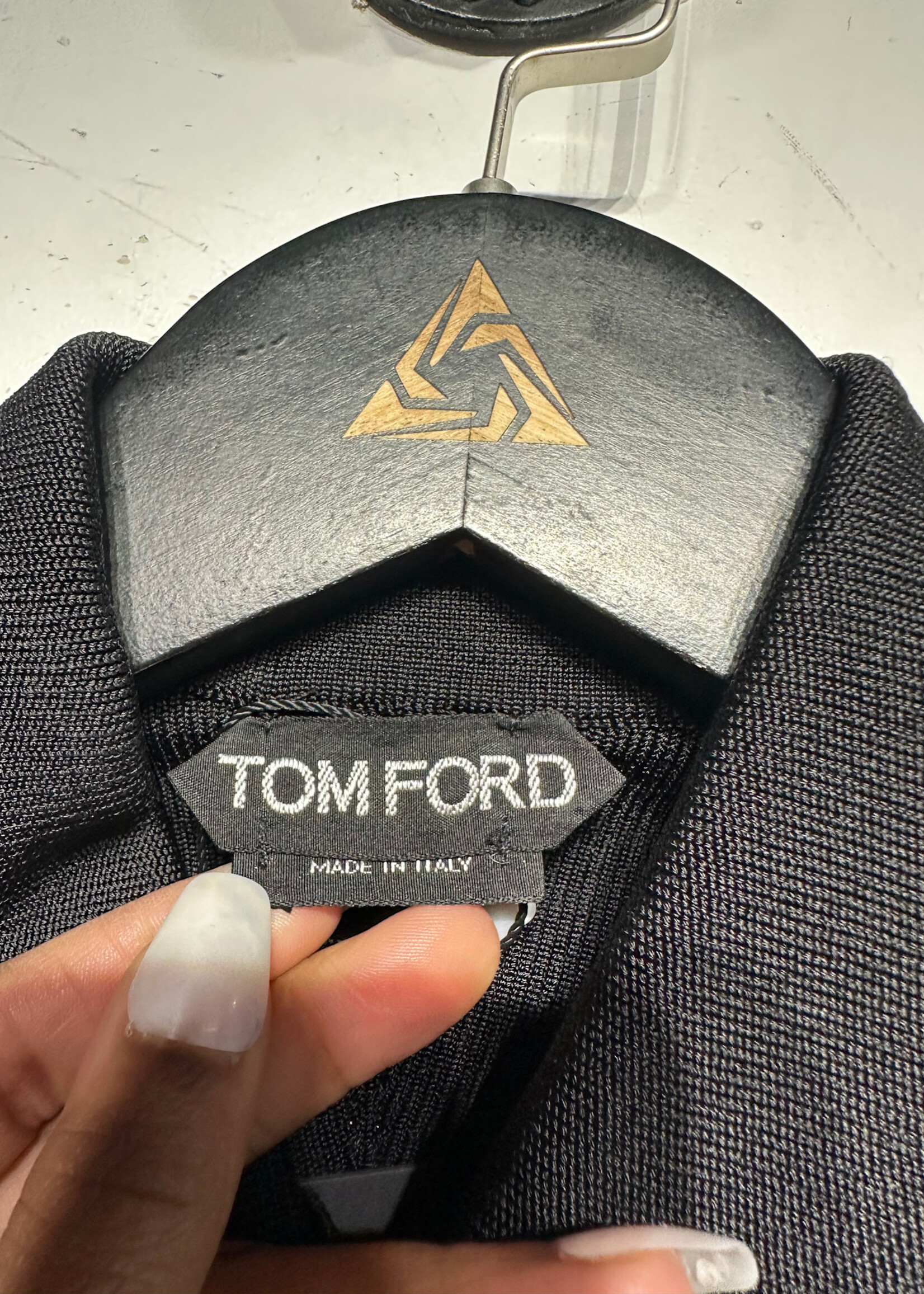 Tom Ford Unitard w Gold Buttons Fem XS