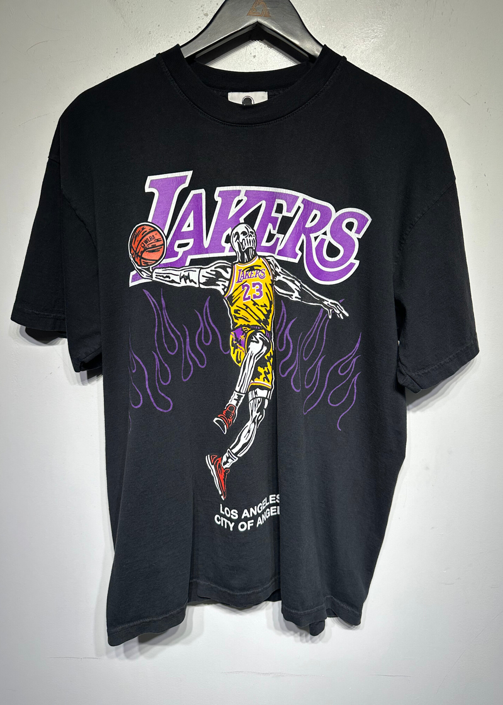 Warren Lotas Los Angeles Lakers Black Tee Masc L