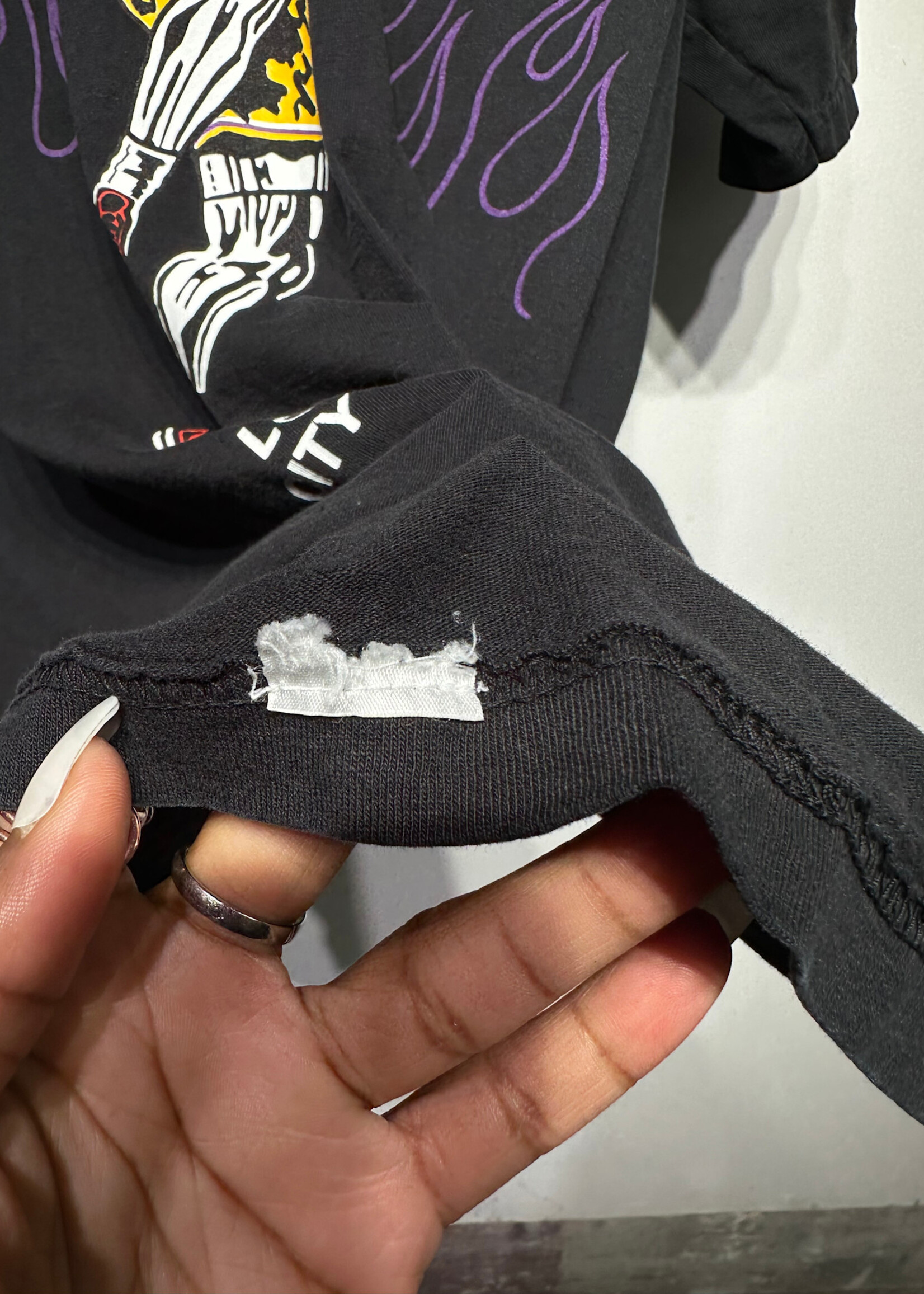 Warren Lotas Los Angeles Lakers Black Tee Masc L