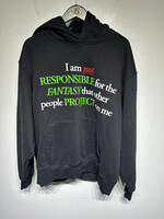 Pleasures I am Not Responsible Hoodie Masc L