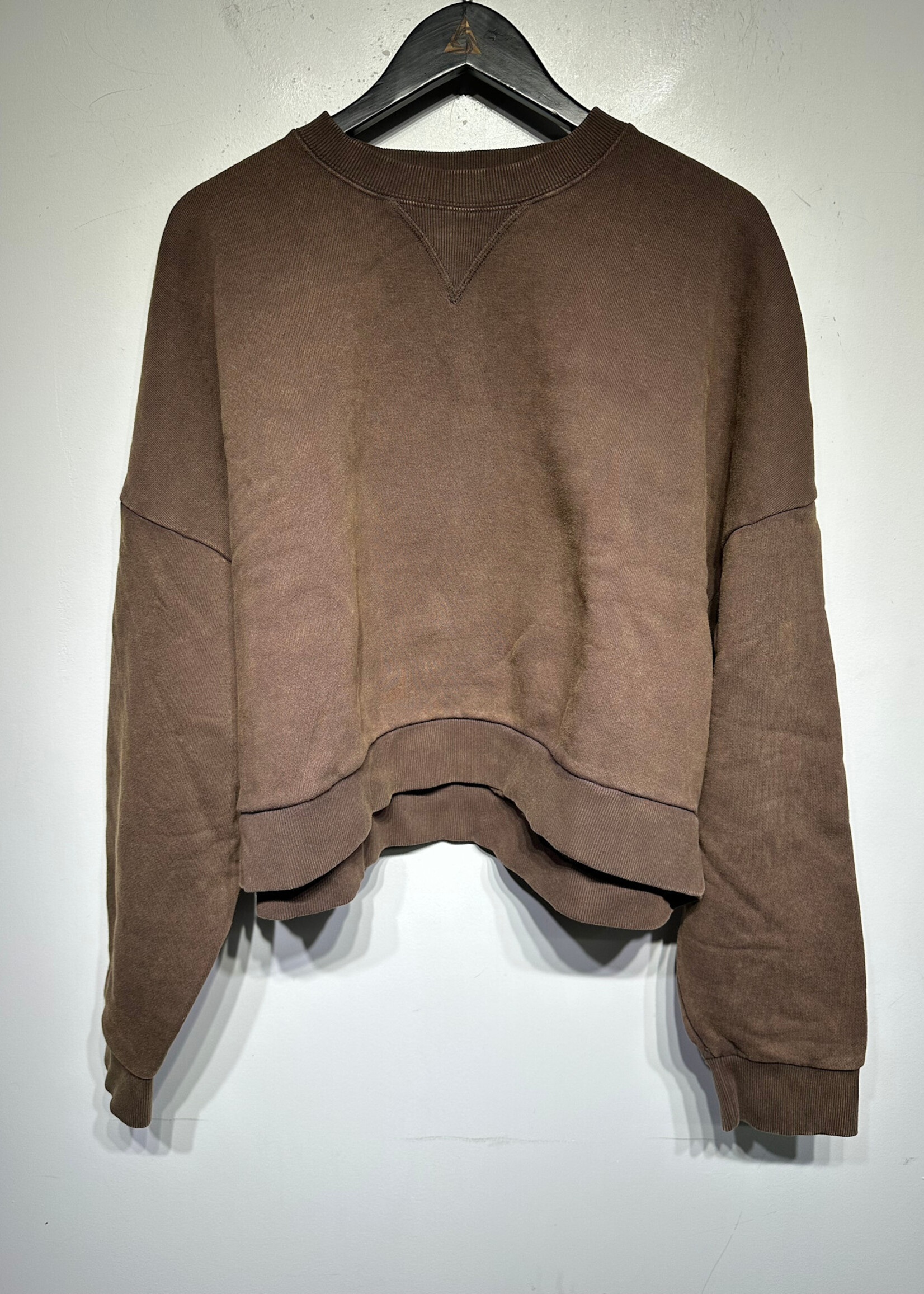 Entire Studios Brown Wide Fit Crewneck S