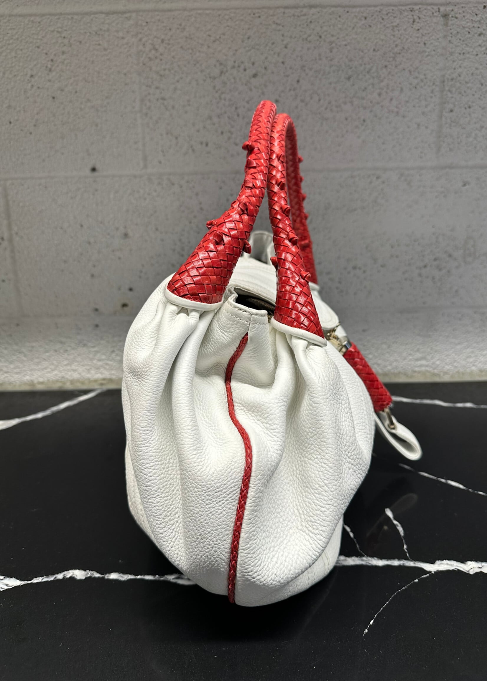 Fendi ISPY White / Red Handbag