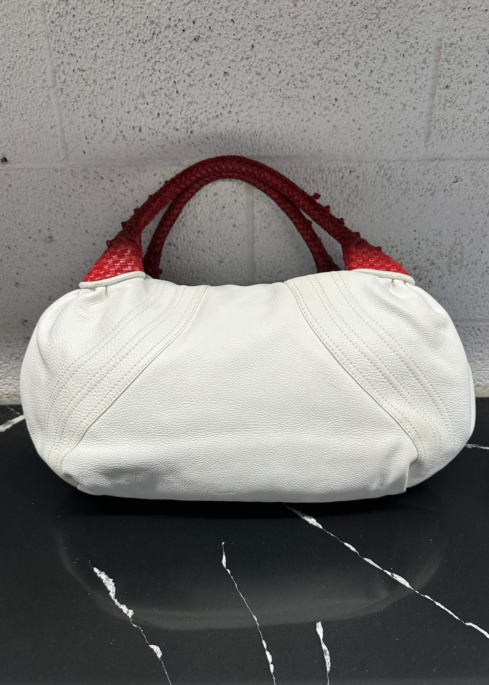 Fendi ISPY White / Red Handbag