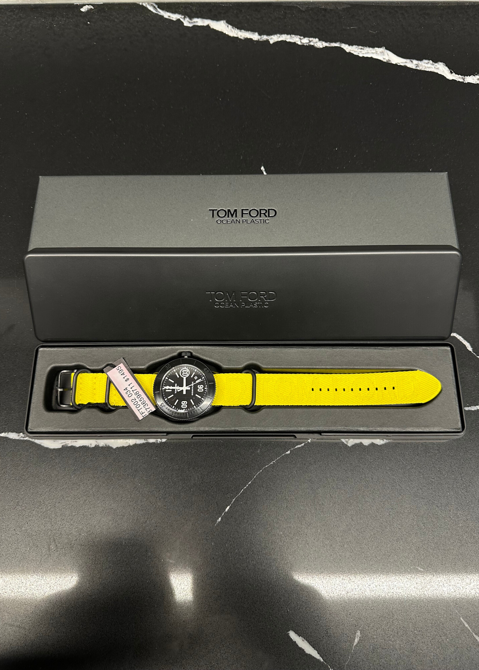 Tom Ford NWT Ocean Plastic Watch