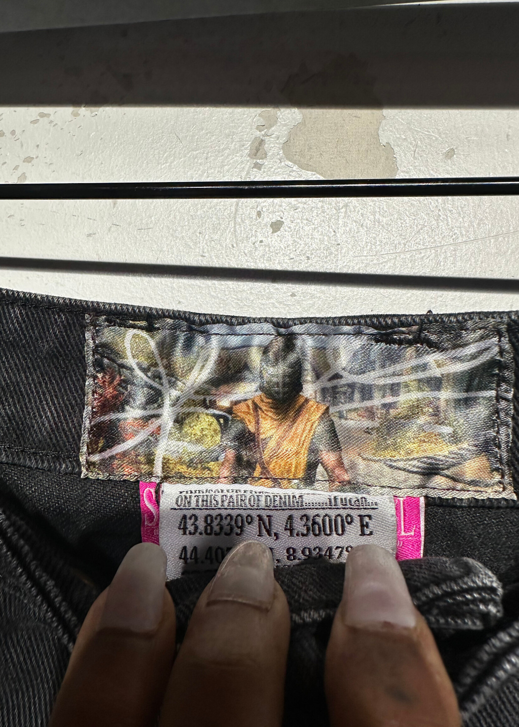 Fine Culture NWT Daedric Charcoal Wash Baggy Denim 30