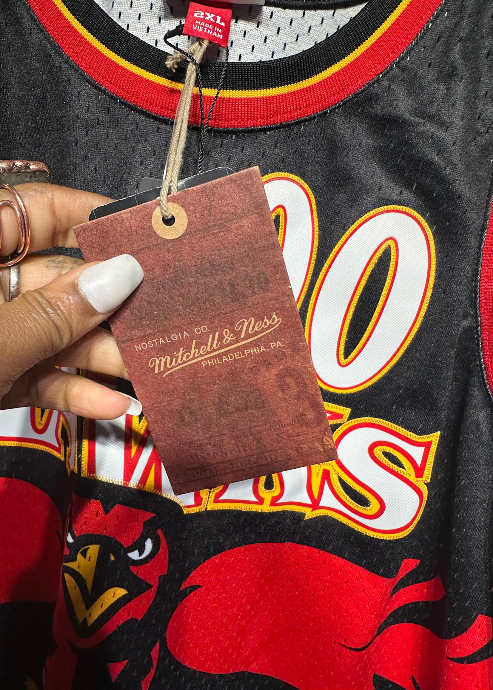 M&N NWT Opium ATL Hawks Jersey XXL