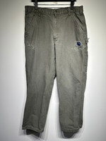 Carhartt Green Faded Repaired Carpenter Pants 36/30
