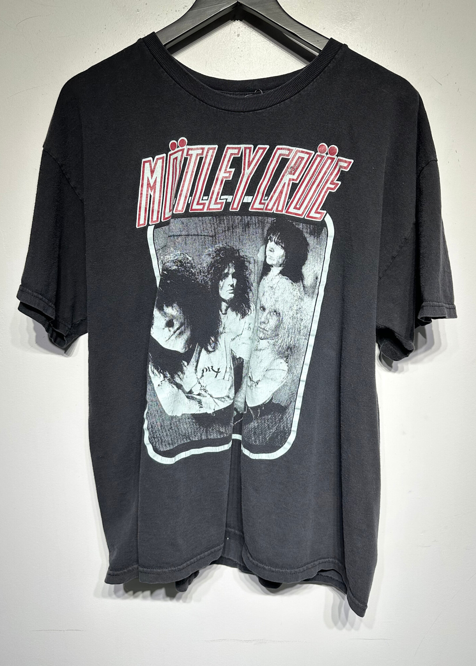 Motley Crue Black Red Crew Photo Tee XL