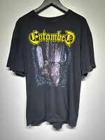 Entombed Black Yellow Purple Forest Band Tee XL
