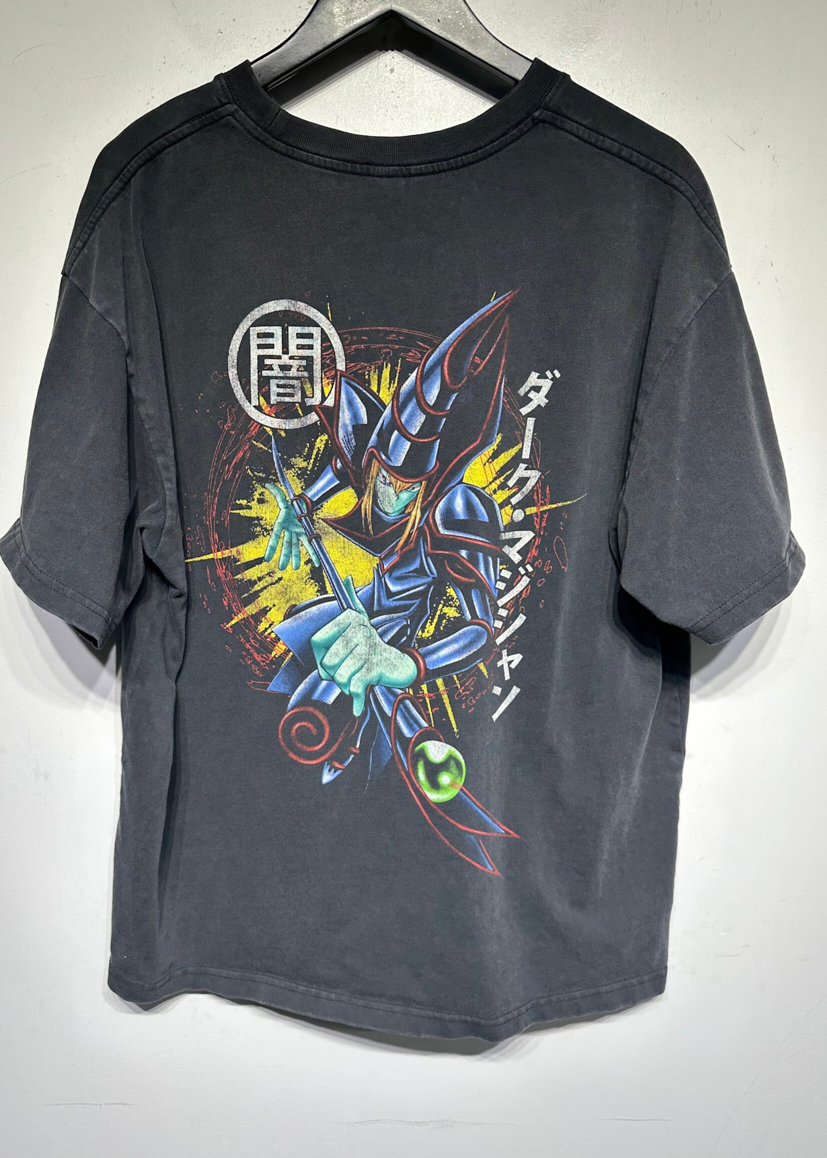 Yugioh Dark Magician Black Graphic Tee L