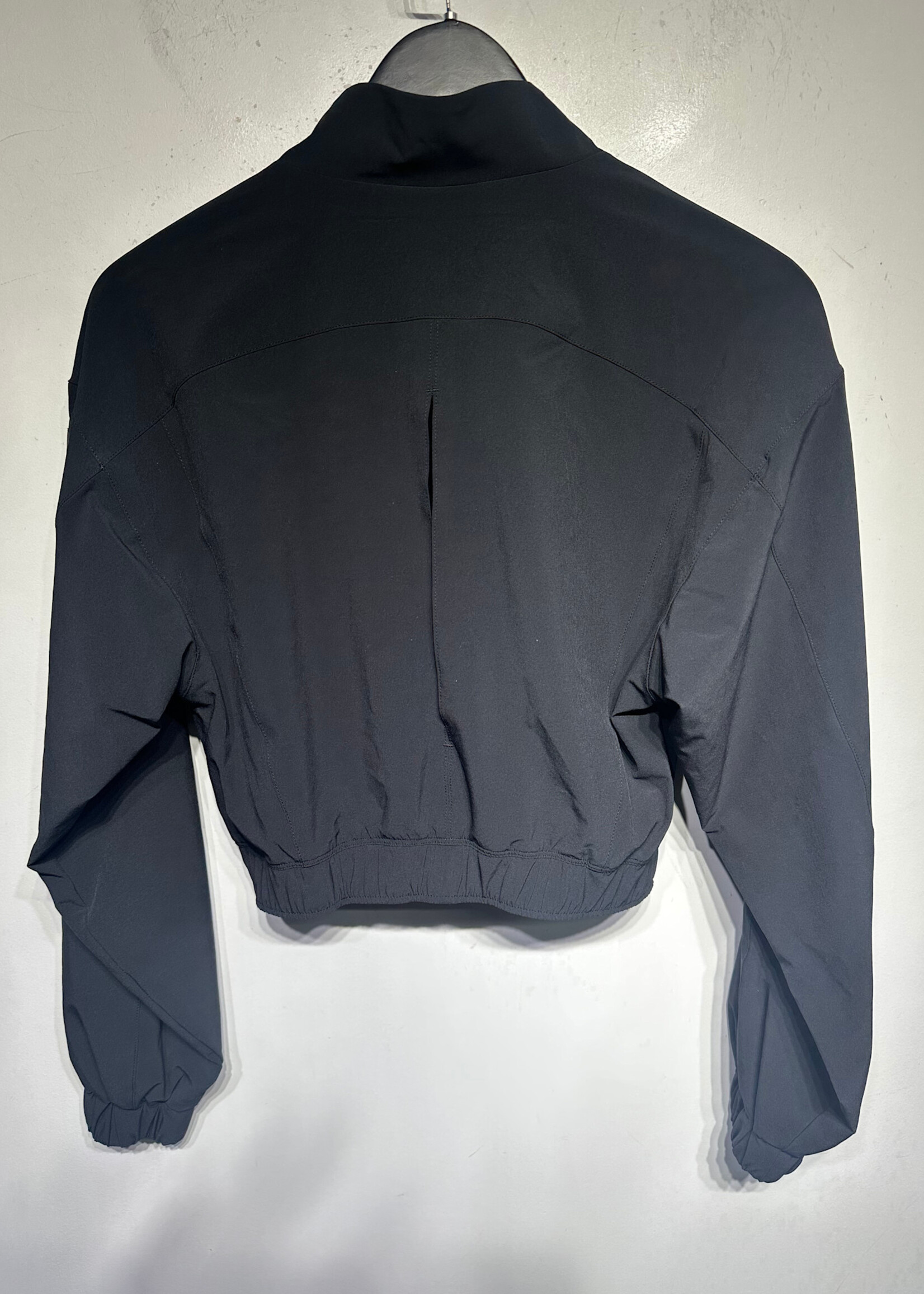 Alo NWT Black 'Clubhouse' Zip Jacket Fem S